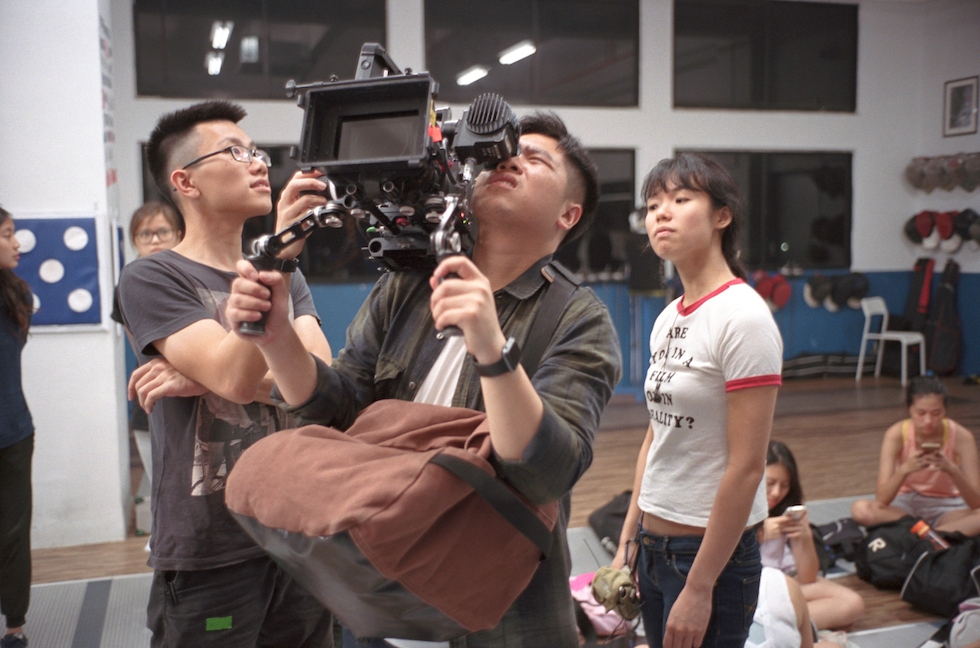Behind the scenes of Chew Chia Shao Min's film "Between the Two of Us"